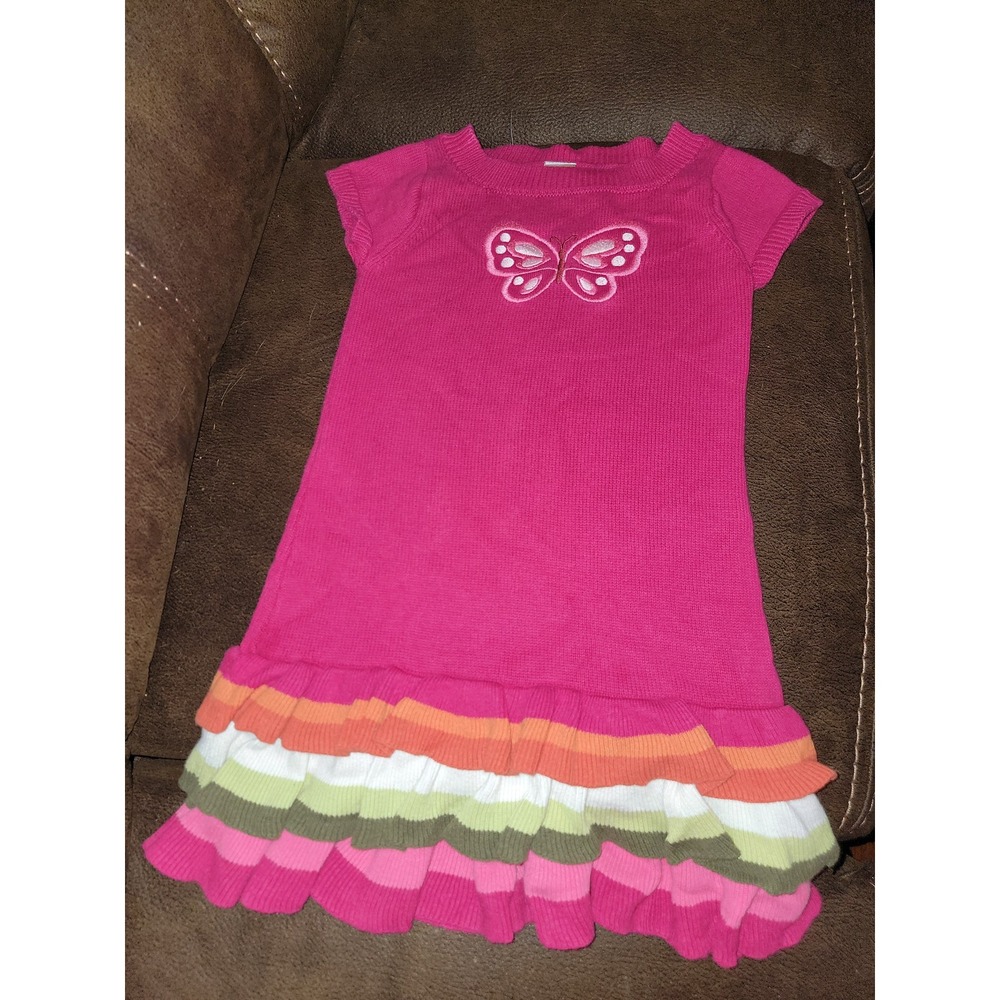 Gymboree outlet butterfly girl sweater dress size 6